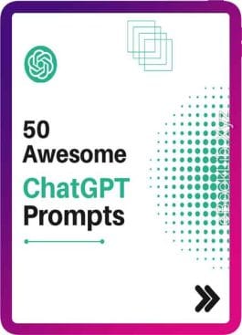 50  Awesome  ChatGPT  Prompts